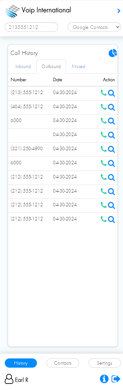 Daily Use of the VoIP International Chrome Plugin Making Calls To make a call, simply navigate to a contact in﻿﻿ HubSpot﻿﻿ and click the phone icon provided by the ﻿﻿VoIP International plugin﻿﻿ next to the contact's phone number. This action initiates a direct click-to-call from your browser, enabling you to connect with clients or colleagues effortlessly. The integration ensures that you can call directly from the contact's profile without the need for manual dialing, streamlining communication processes and enhancing productivity.  Receiving Calls When you receive a call, the ﻿﻿VoIP International plugin﻿﻿ immediately displays a real-time pop-up. This pop-up shows the caller's information, sourced directly from﻿﻿ HubSpot,﻿﻿ providing instant context about the caller. Access to such information at the moment of the call allows you to personalize your responses and prepare for the interaction, significantly improving communication effectiveness and customer satisfaction.  Automated Call Logging Following the conclusion of each call, the plugin takes charge of logging all relevant call details into the contact’s timeline within ﻿﻿HubSpot﻿﻿. This includes the duration of the call, the outcome, and any notes you may have taken during the conversation.   This feature ensures that all communication records are comprehensive and up-to-date, which is crucial for maintaining accurate customer relationship management and for future reference. Automated call logging saves time and reduces the risk of human error, making your CRM system an even more powerful tool for managing customer interactions.  By integrating these features into your daily routine, the ﻿﻿VoIP International Chrome Plugin ﻿﻿not only simplifies your communication tasks but also enhances the overall efficiency and effectiveness of your customer engagement strategies.