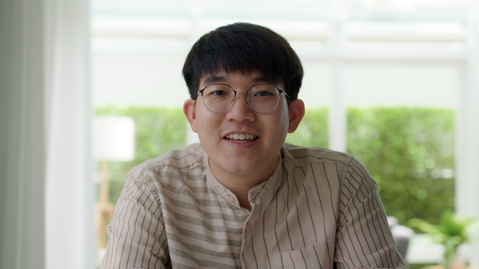 Smiling small business owner